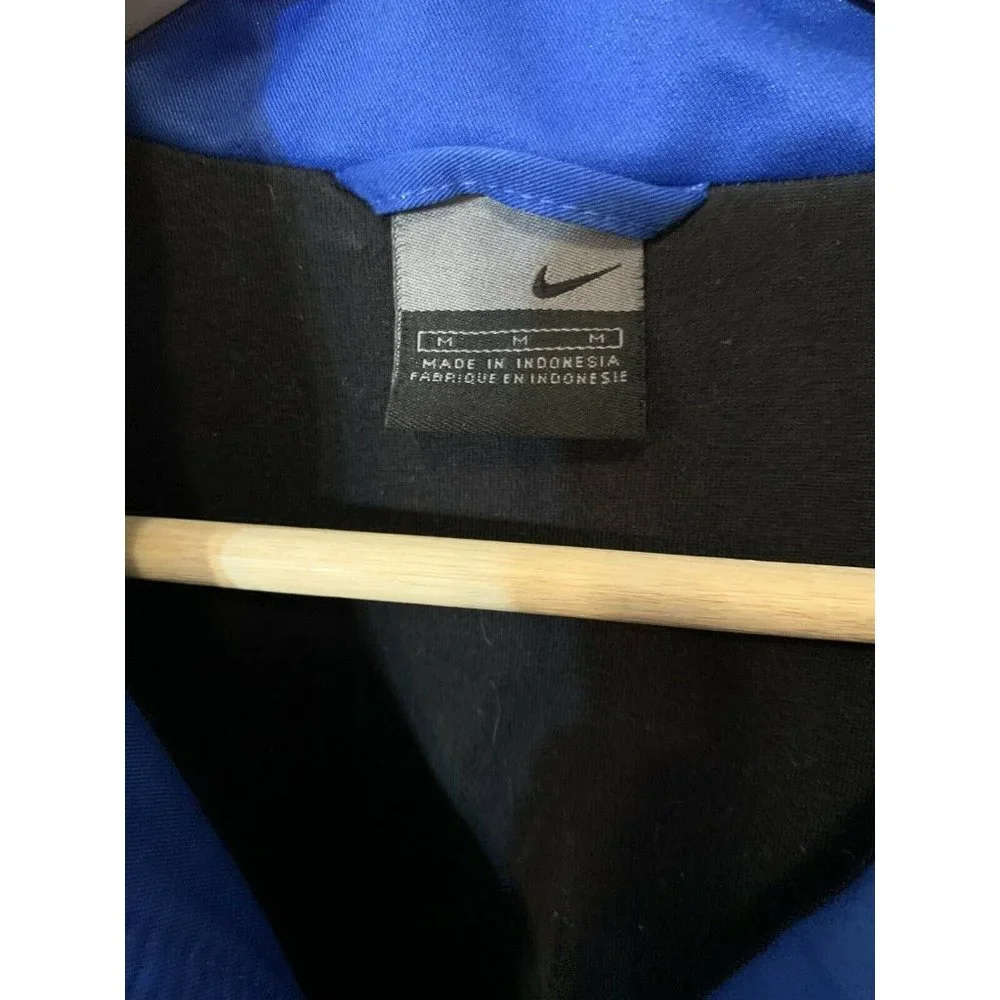 Vintage Men’s Nike Jacket Sz‎ Medium Full Zip Blue Polyester
